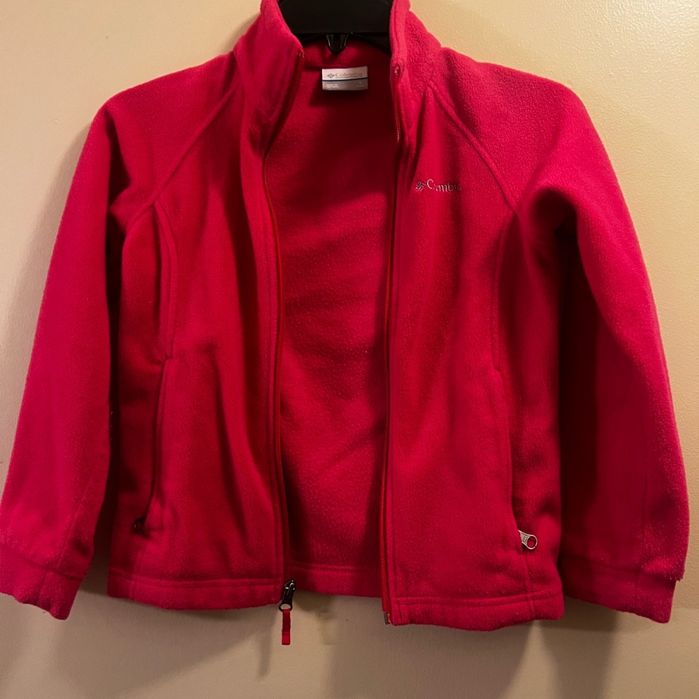 Columbia Vibrant Pink Fleece Jacket